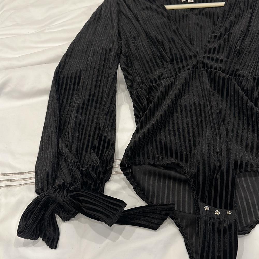 Misa Los Angeles velvet bodysuit - Picture 3 of 5